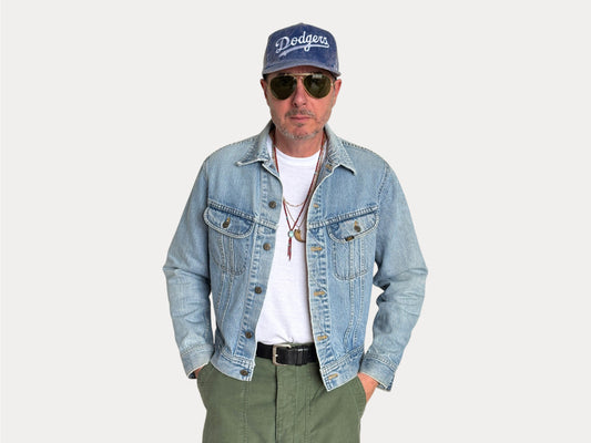 Vintage 80s Lee  Denim Jacket | 2 Pockets | Made in Canada | Size 42US / 52EU
