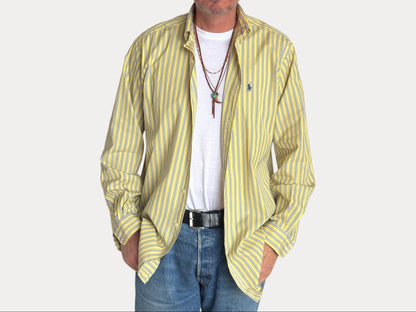 Ralph Lauren Classic Fit Striped Button-Down Shirt