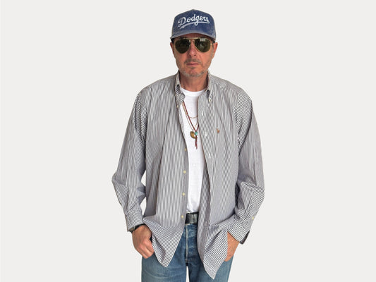 Ralph Lauren Blaire Striped Button-Down Shirt