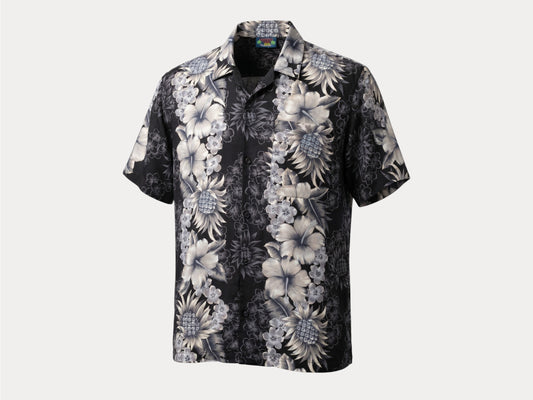 Size Med. Made In USA Vintage 80s Hawaiian cotton shirt.