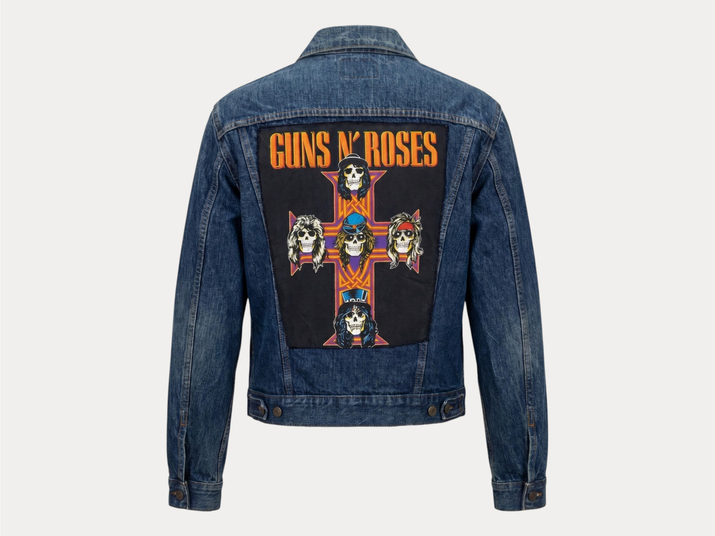 Size 44US / 54EU Guns N Roses Vintage 70s Levi’s Denim Jacket – 2 Pockets – Made in USA