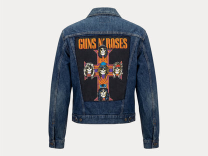 Size 44US / 54EU Guns N Roses Vintage 70s Levi’s Denim Jacket – 2 Pockets – Made in USA