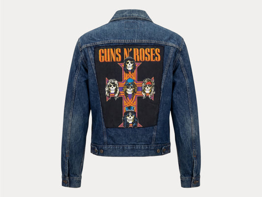 Size 44US / 54EU Guns N Roses Vintage 70s Levi’s Denim Jacket – 2 Pockets – Made in USA