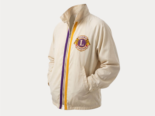 Chaqueta vintage de algodón Velva Sheen, talla grande, años 60, fabricada en EE. UU.