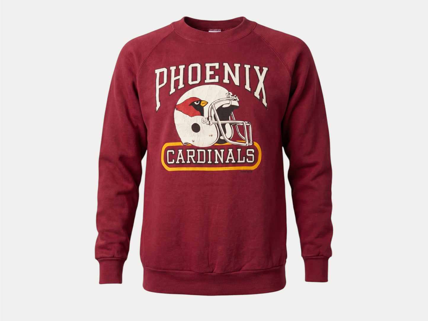 Talla L. Sudadera vintage Phoenix Cardinal de los años 80, hecha en EE. UU.
