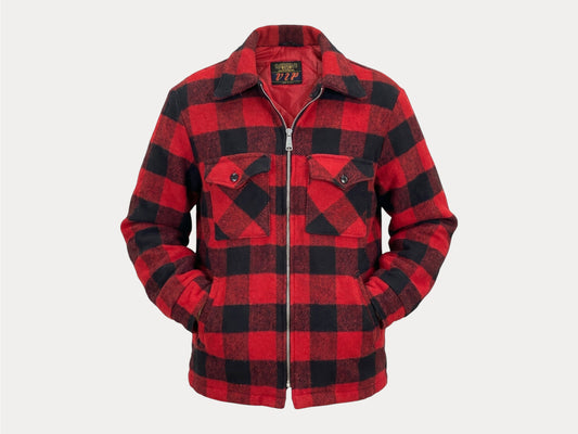 Veste vintage en laine de buffle, fabriquée aux États-Unis | Taille 42 US (52 EU)