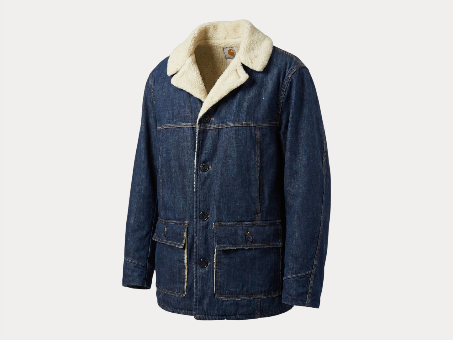Size 46U / 56EU 70s Vintage Carhartt faux sherpa lined jacket