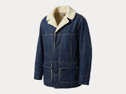 Size 46U / 56EU 70s Vintage Carhartt faux sherpa lined jacket