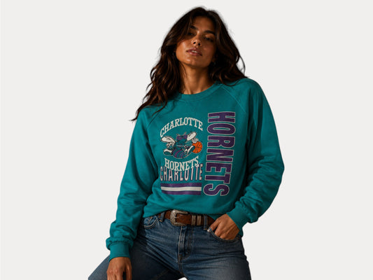 Medium. 80s Vintage Hornets sweatshirt Made In USA