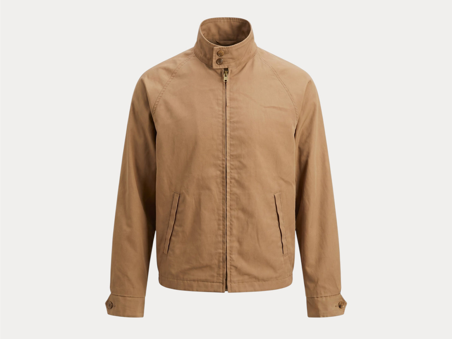 Chaqueta ligera de talla mediana, años 70. Cremallera Talon.
