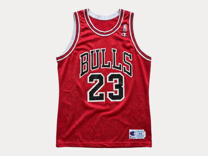 Champion Chicago Bulls #23 Jersey Size 44 Red Mesh Vintage 90s NBA Made in USA