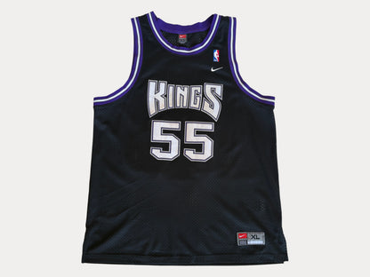 XL. Nike Sacramento Kings Jason Williams No. 55 Black Mesh 2000s NBA Vintage Stitched Logo
