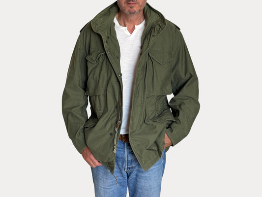 Large Reg. Authentic 1979 Vintage US Army M-65 Field Jacket – Military Issued – Made in USA |