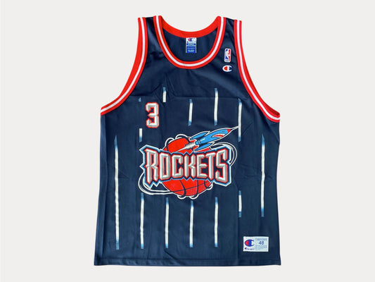 Camiseta vintage de la NBA de los Houston Rockets Steve Francis #3 - Talla 48 (EE. UU.)