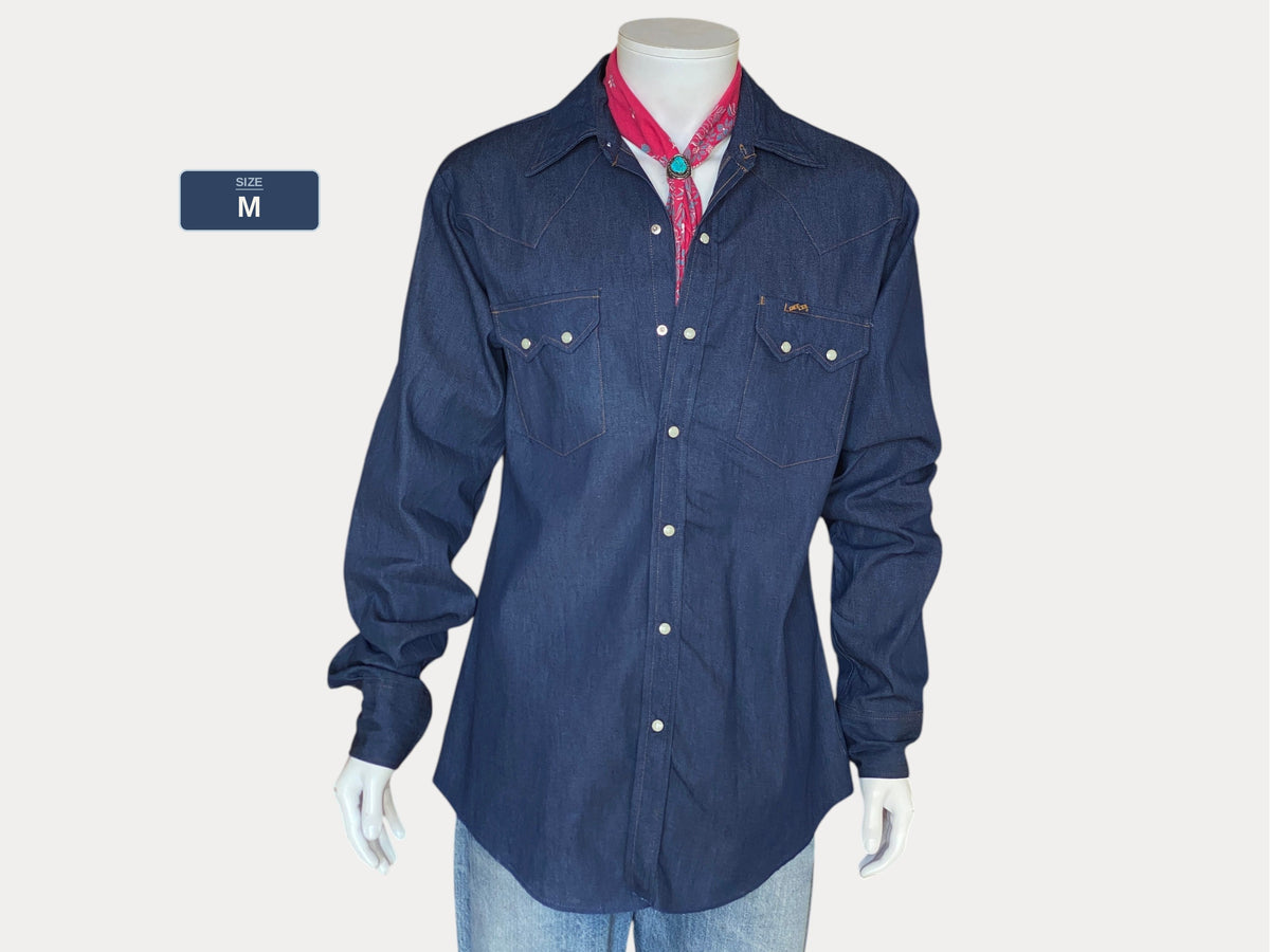 Size Medium Dee Cee 70s Denim Shirt New Old Stock - Made in USA