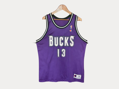 Camiseta vintage de la NBA de campeón n.° 13 Glenn Robinson Bucks - Talla 48