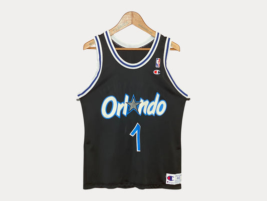 Camiseta vintage de la NBA de Orlando Champion, años 90, talla 48, jugador Hardaway n.° 01
