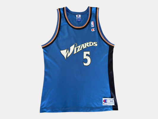 Camiseta vintage de la NBA de los 90, talla 44, jugador Howard #5, Wizards