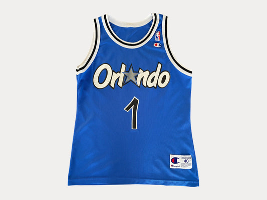 Talla 40. Camiseta NBA Hardaway Orlando 90s Champion n.° 1