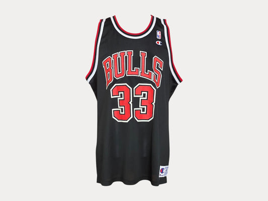 Camiseta vintage de los Chicago Bulls, campeón de la NBA, años 90, talla 48, Pippen #33