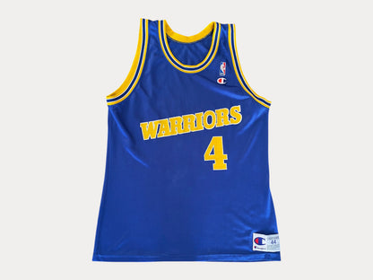 Camiseta vintage de la NBA de los 90, talla 44, jugador Webber n.° 17, Warriors