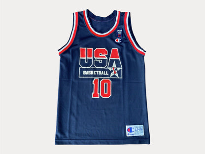 Youth L 14-16. Vintage 90s Champion NBA USA dream team #10 Miller  jersey  Made In USA