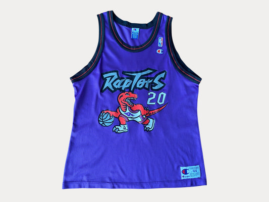 Camiseta vintage de la NBA de los Toronto Raptors, Damon Stoudamire #20, años 90, talla 44