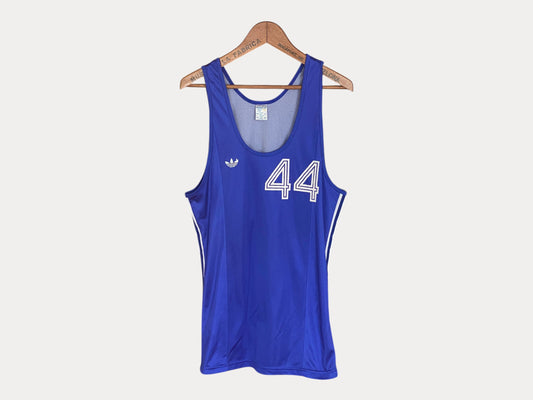 Camiseta Adidas vintage de 1970, talla 44 UE, fabricada en Francia