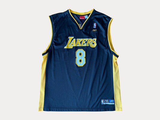 Talla XXL. Camiseta vintage de Kobe Bryant #8 de los Lakers de Reebok.