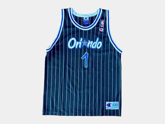 Jóvenes 18-20. Camiseta vintage de los 90 del Orlando NBA Champion Hardaway #1
