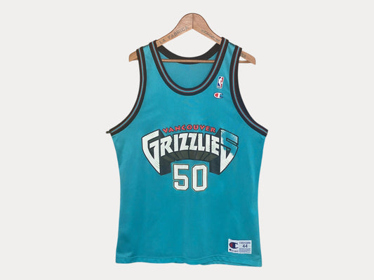 Camiseta vintage de los Grizzlies de la NBA de los años 90, Bryant Reeves #50, campeón - Talla 44