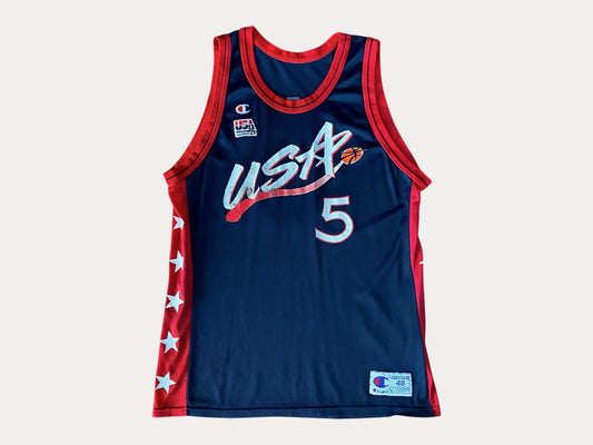 Camiseta vintage de la NBA del equipo estadounidense campeón de los años 90, talla 48 - Hill #05