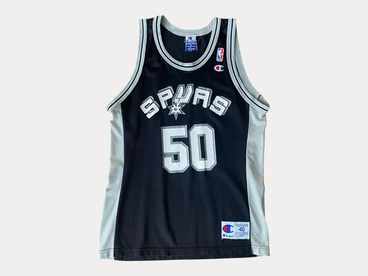 Camiseta vintage de los 90 de David Robinson, talla 40, de los San Antonio Spurs, número 50