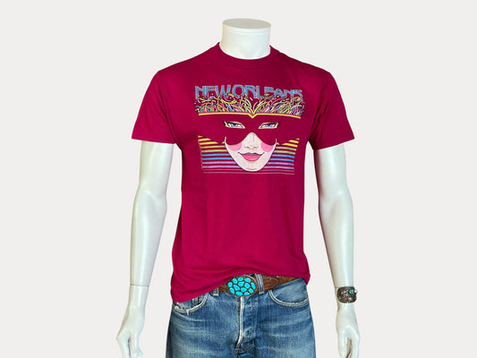 Size L Vintage 80s New Orleans T-Shirt | Made in USA by Hanes