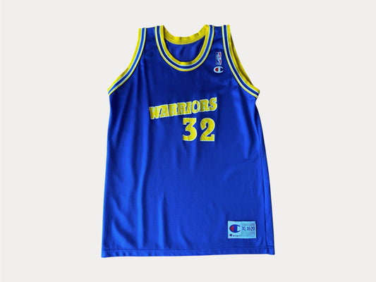Camiseta vintage de los Warriors de la NBA, número 32 Smith, de los años 90, para jóvenes de 18 a 20 años. Fabricada en EE. UU.