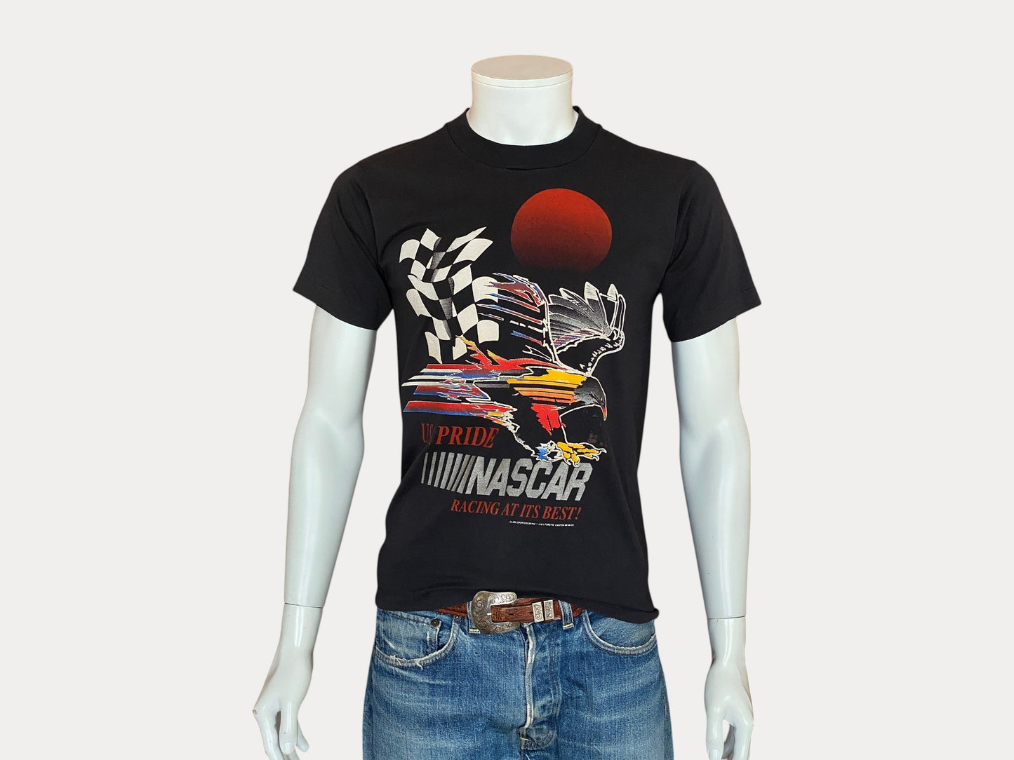 Med. Nascar vintage 80s t shirt Made In USA
