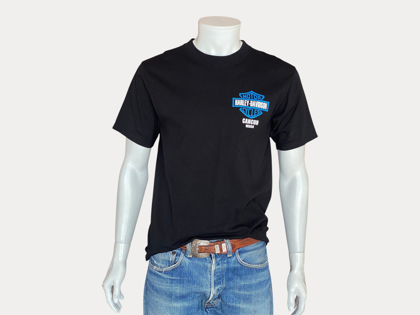 Vintage 1989 Harley Davidson T-Shirt - Size M | Made in Mexico | Authentic Collectible"