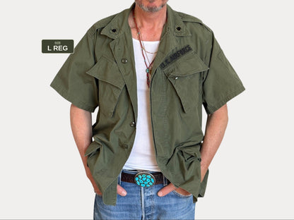 Size Large Reg. 2nd second pattern 1965 jungle jacket Vietnam war era