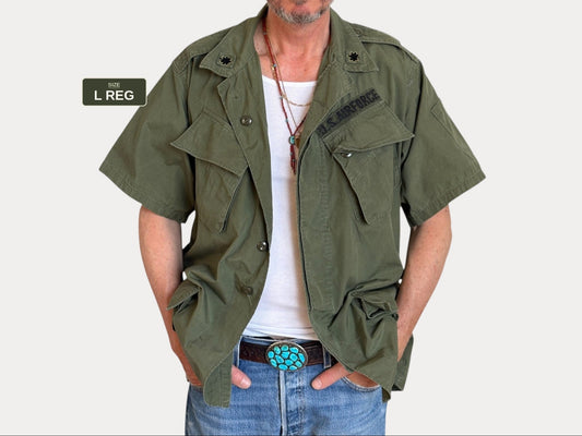 Size Large Reg. 2nd second pattern 1965 jungle jacket Vietnam war era