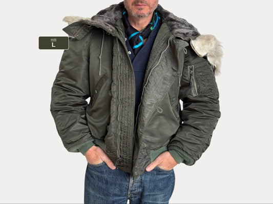 Vintage N-2B Flight Jacket Alpha Industries | Extreme Cold Weather Flyer Coat