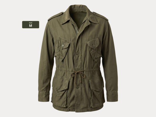 Original 90s Canadian Military Jungle Jacket | Vintage Army Combat Shirt | Size Medium | AJ357 Studio