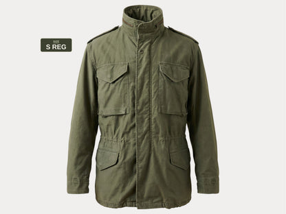 Small Reg. Authentic 1981 US Army M-65 field jacket Military-AJ357 Studio