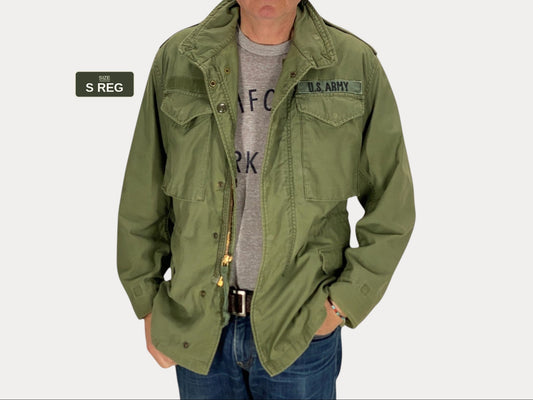Small Reg. Authentic 1973 John Owbey US Army M-65 Field Jacket – Vintage Military Coat Made in USA