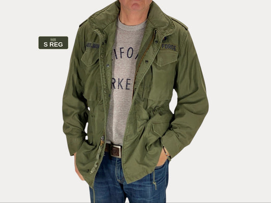 Small Reg. Authentic 1982 US Army M-65 Field Jacket – Vintage Military Coat Made in USA