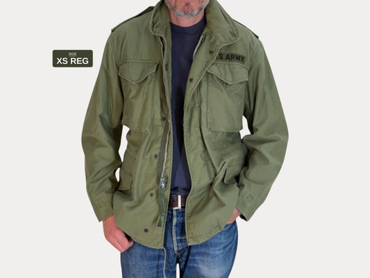 X small REG. Alpha Industries US M-65 field jacket.  Military