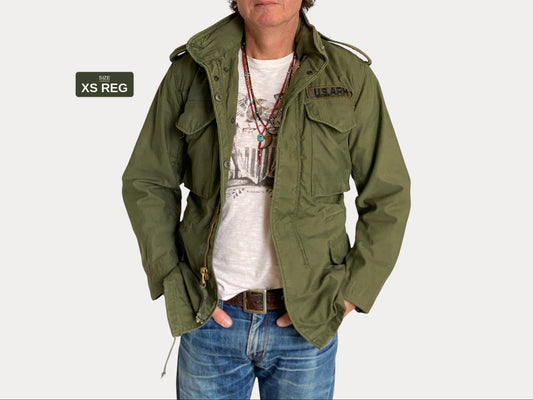 XSmall Reg. Authentic 1980 US Army M-65 field jacket Military