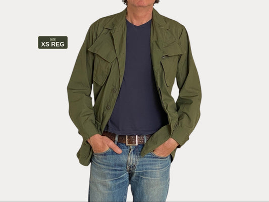 X Small Reg. Authentic 1969 US Army vintage Vietnam jungle jacket.