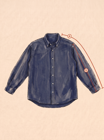 Polo Ralph Lauren Andrew Shirt 16/35 Navy Gingham 100% Cotton
