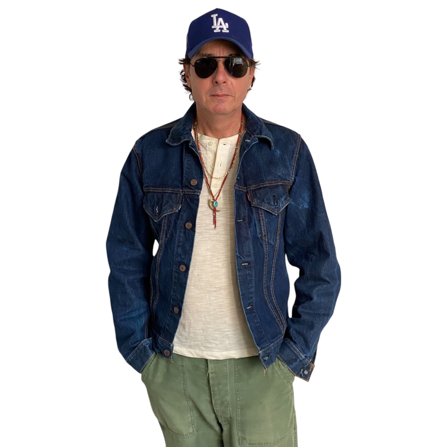 Size 42 US. Vintage 60s LEVIS Big E trucker Jacket Made in USA. - USA Vintage Bcn