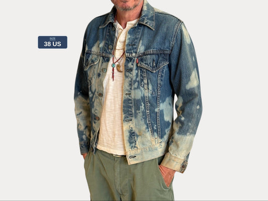Size 38US / 48EU. Vintage 70s Levi’s Denim Jacket – 2 Pockets – Made in USA